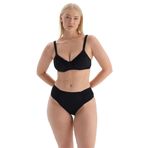 Dagi Kadın Korseli Toparlayıcı Bikini Üst, Örme, Siyah, 38