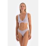 Dagi Kadın Micromodal Thong Külot, Örme, Lila, XL