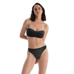 Dagi Kadın Normal Bel Bikini Alt, Örme, Siyah, 42