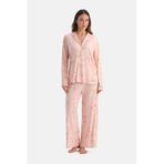 Dagi Kadın Pijama Takımı, Açık Pembe Çiçekli, Siroviskon, S Beden