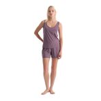Dagi Kadın Pijama Takımı, Mürdüm, Kalın Askılı Pamuk Modal Atlet Şort, XS Beden