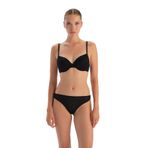 Dagi Kadın Premium Dantelli Ve Lastik Detaylı Thong Külot, Örme, Siyah, XL
