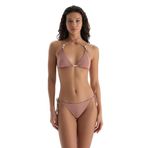 Dagi Kadın Spagetti Bikini Alt, Örme, Kahverengi, 38