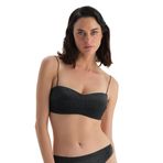 Dagi Kadın Straplez Bikini Üst, Örme, Siyah, 40