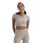 Dagi Kadın T-Shirt, Örme, Gri, XL