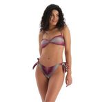 Dagi Kadın Üçgen Geniş Bikini Üst, Örme, Bordo / Yeşil, 38