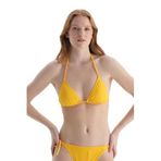 Dagi Kadın Üçgen Küçük Bikini Üst, Örme, Sarı, 36