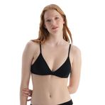 Dagi Kadın Üçgen Küçük Bikini Üst, Örme, Siyah, 40