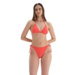 Dagi Kadın Üçgen Küçük Bikini Üst, Örme, Turuncu, 38