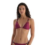 Dagi Kadın Üçgen Küçük Bikini Üst, Örme, Vişne, 40