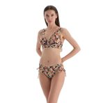 Dagi Kadın Yanı Büzgülü Bikini Alt, Örme, Mor, 36
