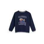 Dagi Kız Çocuk Barbıe Lisans Baskılı Sweatshirt, Pamuklu, Örme, Lacivert, 3-4