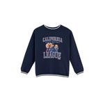Dagi Kız Çocuk Barbıe Lisans Baskılı Sweatshirt, Pamuklu, Örme, Lacivert, 9-10