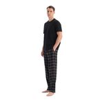 Dagi Multicolor Ekoseli Viskon Pijama Altı, S, Multicolor Ekoseli Viskon Dokuma Pantolon, Çok Renkli, Erkek