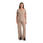Dagi Nervürlü Pantolon, S, 26SW15421BB, Bej, Kadın