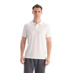 Dagi Polo Yaka Kısa Kollu Modal Pike Tişört, XL, 26SM12252ME, Beyaz, Erkek
