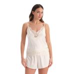 Dagi Saten Bride Dantelli Camisole Gecelik, 40, Bride Dantelli Camisole, Kırık Beyaz, Kadın