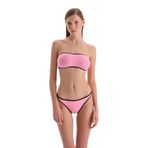 Dagi Siyah-Pembe Düşük Bel Bikini Altı, S-M, 24SW86040PU, Siyah-Pembe, Kadın
