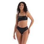 Dagi Tek Omuz Bikini Üst, 36, 23SW82070ST, Siyah, Kadın