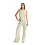 Dagi Yan Biye Detaylı Modal Karışımlı Spor Pantolon, S, 26SW15498BB, Ekru, Kadın