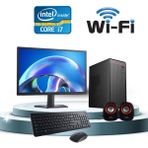 Dagmor BN2015104 H61 Anakart Intel I7 2 16GB Ram 240GB SSD 18.5' Monitör Wifi Kablosuz Set - Siyah - 18,5 inç LCD Monitör