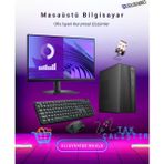 Dagmor BN2015274 Intel I3 12100 16GB Ddr4 500GB M2 Nvme 27'' LED Ekran Set + Wifi Ofis Bilgisayarı - Monitör Dahil - Siyah