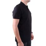 Dagoster Dmg23-231319 Siyah Günlük Yarım Patlı Pike Polo Yaka Erkek Tişört