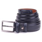 Dagoster DMK26-305DG Lacivert Hakiki Deri Erkek Kemer