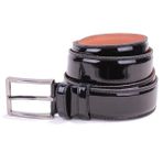 Dagoster DMK26-306DG Siyah Rugan Hakiki Deri Erkek Kemer