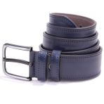 Dagoster DMK26-459 Lacivert Suni Deri Erkek Kemer