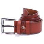 Dagoster DMK26-463DG Açık Taba Hakiki Deri Erkek Kemer