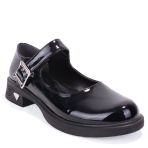 Dagoster Dza07-1004V01 Siyah Rugan Günlük Loafer Kadın Ayakkabı