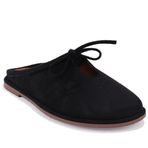 Dagoster DZA07-1048F16 Siyah Süet Kadın Terlik