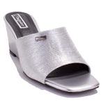 Dagoster DZA07-108524344 Gümüş Kadın Dolgu Topuklu Ayakkabı