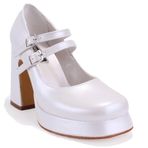 Dagoster DZA07-337566 Sedef Platform Kadın Topuklu Ayakkabı