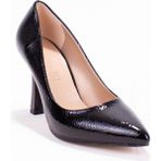 Dagoster DZA07-388451 Siyah Rugan Stiletto Kadın Topuklu Ayakkabı