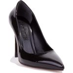 Dagoster DZA07-388460 Siyah Rugan Stiletto Kadın Topuklu Ayakkabı