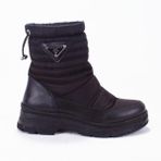 Dagoster DZA07-627570 Siyah Düz Taban Kadın Bot