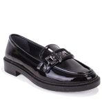 Dagoster Dza07-863701 Siyah Rugan Günlük Loafer Kadın Ayakkabı