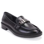 Dagoster Dza07-863702 Siyah Günlük Loafer Kadın Ayakkabı