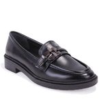 Dagoster DZA07-863705 Siyah Günlük Loafer Kadın Ayakkabı