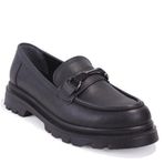 Dagoster DZA07-90834 Siyah Günlük Loafer Kadın Ayakkabı