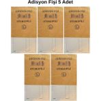 Dağtaş Kırtasiye Dilman Adisyon Fişi 8X14,5 cm Otokopili 5 Adet