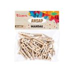 Dağtaş Kırtasiye Ticon Ahşap Mandal 25X3 30'Lu Paket