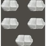 Dagyuce 36D 23.5x15 cm 5x20 Adet Tek Kullanımlık Köpük İskender Kapaklı Kase Kutu
