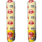 Dağyüce Kağıt Karton Bardak Tek Kullanımlık Çay Kahve Bardağı - 12 Oz - 50 Adetlik 2 Paket