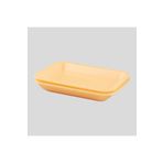 DAĞYÜCE Tek Kullanımlık Köpük 2000 Gr. Sarı Servis Et Kıyma Saklama Tepsi Tabak -265x175x35mm. - 20 Adet