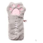 Dahe Cat's Paw Çok Fonksiyonlu Peluş Kalemlik Kalem Kılıfı (Yurt Dışından) - Gri