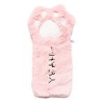 Dahe Cat's Paw Çok Fonksiyonlu Peluş Kalemlik Kalem Kılıfı (Yurt Dışından) - Şeker Pembe
