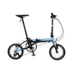 Dahon K3 D3 14 Katlanır Bisiklet Antrasit Mavi - Antrasit - Mavi